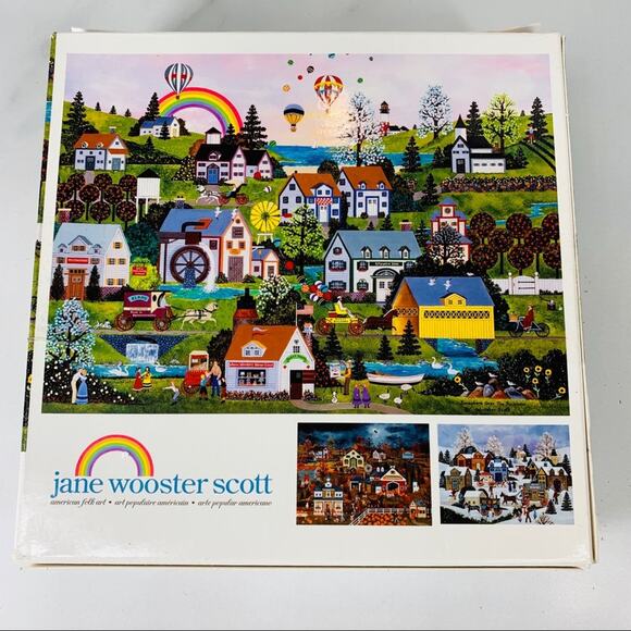 Jane Wooster Scott American Folk Art Puzzle 1000pc - Picture 2 of 6